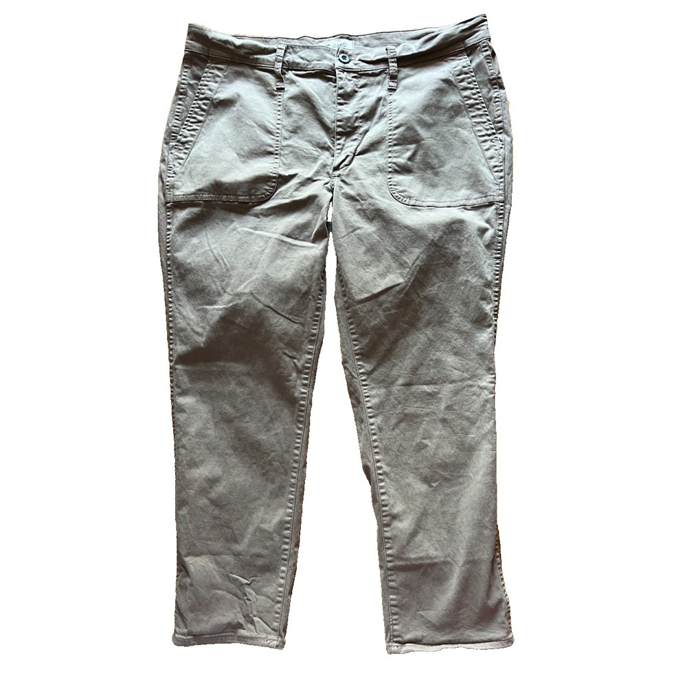 Madewell Womens Pants‎ ND657 The Mid-Rise Perfect Brown Sz 32 (actual 37 x 26.5)